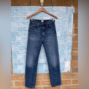 TOTEME High Rise Classic Cut Denim Straight Leg Jeans size 26